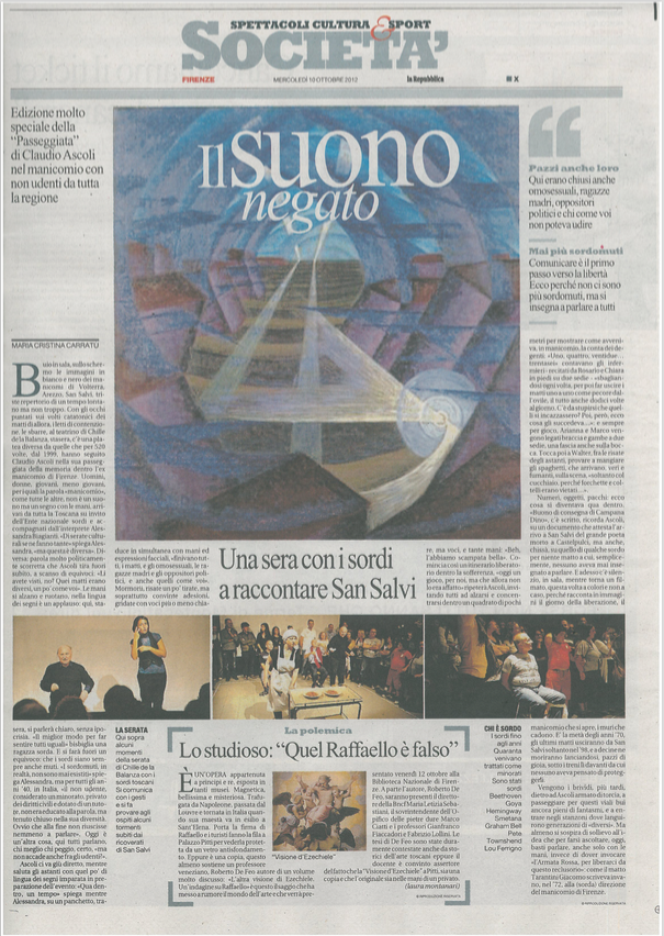 articolo repubblica san salvi